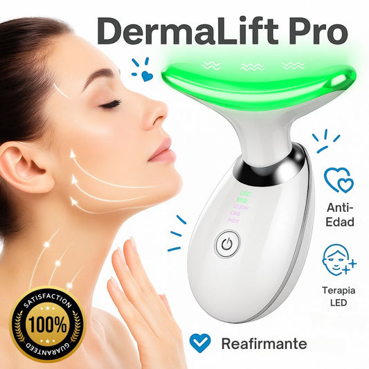 DermaLift - Masajeador Facial LED con Vibración